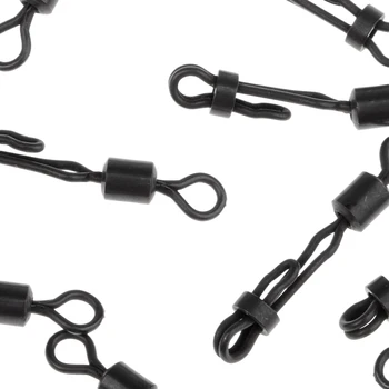 

50pcs/lot Side-line Rolling Swivels Fishing Swivels 4# Carp Terminal Tackle