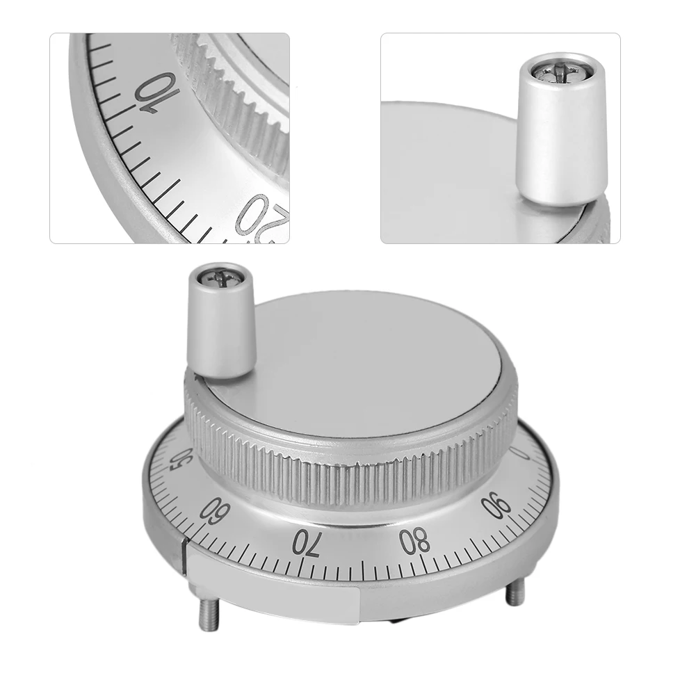 

New 1pc CNC Manual Pulse Generator CNC Pulse Encoder 5V 60MM Hand Wheel Pulse Encoders Mill Router Manual Control For CNC System