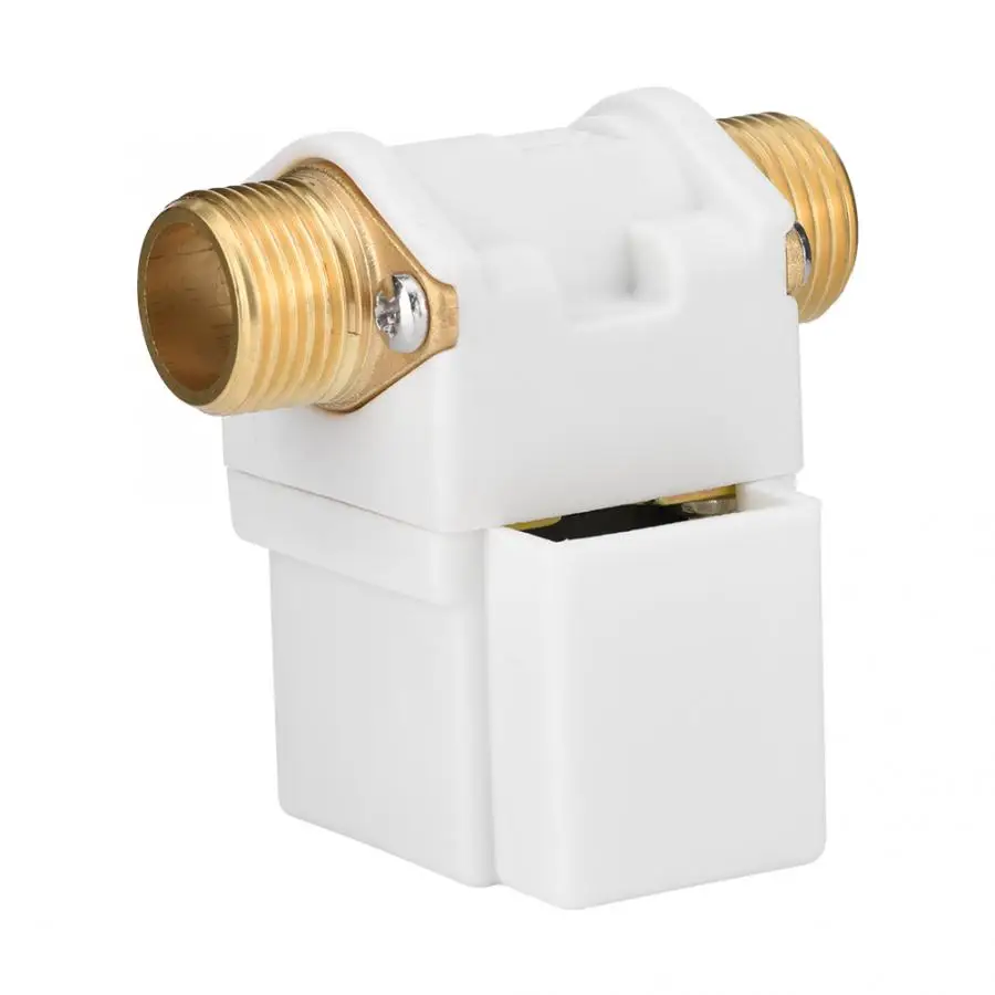 Manual Flush Valve DC 12V G1/2 Solar Water Heater Solenoid Valve N/C Automatic Water Valve Switch Electric Valve