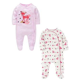 

Honeyzone Winter Full Sleeve Ropa Para Bebe Deer Cartoon Pink Baby Bodysuit Newborn Baby Girl Twins Ropa Recien Nacido Clothes