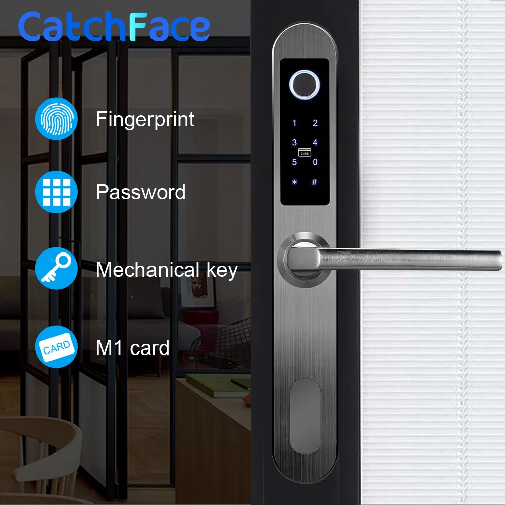 304 SS Smart Lock Electronic Biometric Fingerprint Scanner Keyless