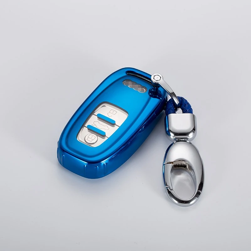 

Soft TPU For Audi A1 A3 A4 A5 A6 A7 A8 Quattro Q3 Q5 Q7 2010 2011 2012 2013 2014 2015 Remote Smart Key Cover Fob Case keychain