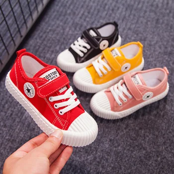 

Kid's Canvas Shoes Boys Girls Casual Sneaker Trainers Spring/Autumn Girl Walking Shoes for Children Fashion Sneakers Zapatillas