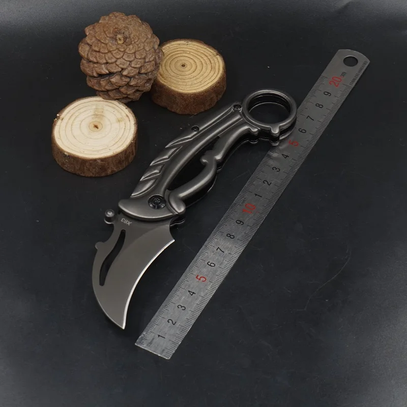 Складной нож Karambit, походный карманный нож для выживания, тактический охотничий боевой коготь, ножи 440C, лезвие, EDC, многофункциональные инструменты
