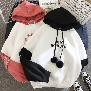 

New Women's Wear in Fall/Winter with Velvet Thickened Loose Hat Jacket hoodies harajuku hoodies winter jacket women streetwear