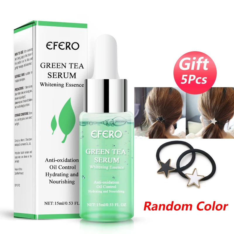 

EFERO Shrink Pores Face Serum Face Cream Green Tea Extract Essence Lifting Firming Whitening Anti Aging Anti Wrinkle Face Cream