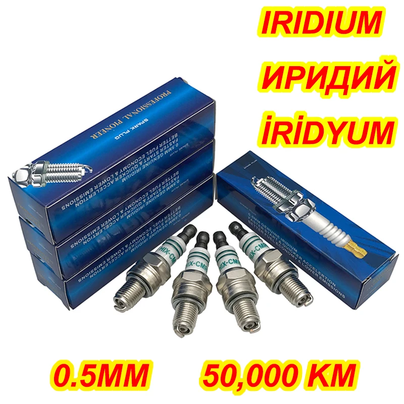 

10pcs/lot IRIDIUM spark plug HIX-CMR6 for 3365 CMR7H TR14C RZ7C GX35 USR7AC CANDEL TR15C 965 31916-Z0H-003 CMR6H CMR5H BUJIA
