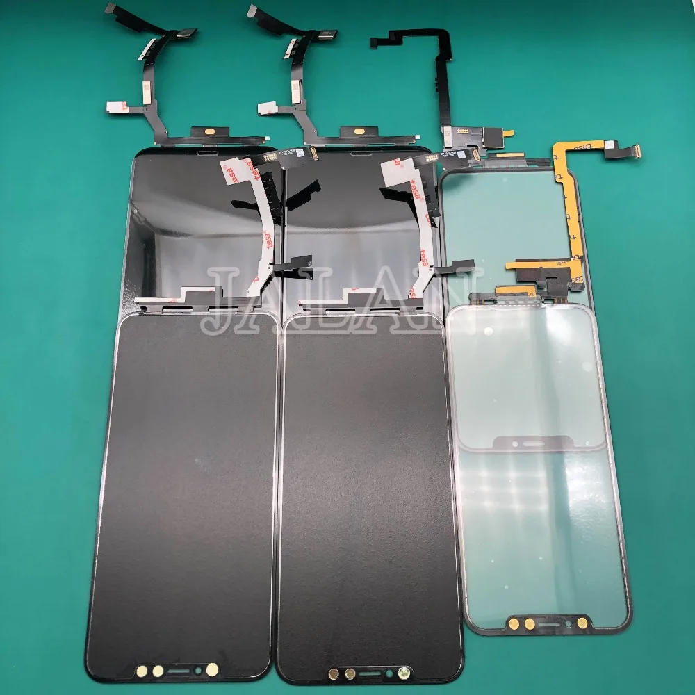 Лучшее качество lcd сенсорный экран со стеклянным экраном для телефона xs-max Передняя стеклянная панель сенсорный с гибким кабелем Замена для восстановления и ремонта