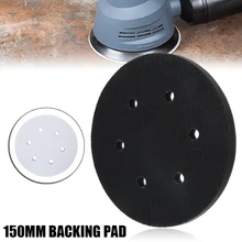 6 Inch 150mm 6 Hole Interface Cushion Pad Hook and Loop Foam Backing Pad for Protecting Sanding Disc Power Sander Accessories Abrasive Tools 6 Inch 150mm 6 Hole Interface Cushion Pad Hook and Loop Foam Backing Pad for Protecting Sanding Disc Power Sander Accessories Abrasive Tools