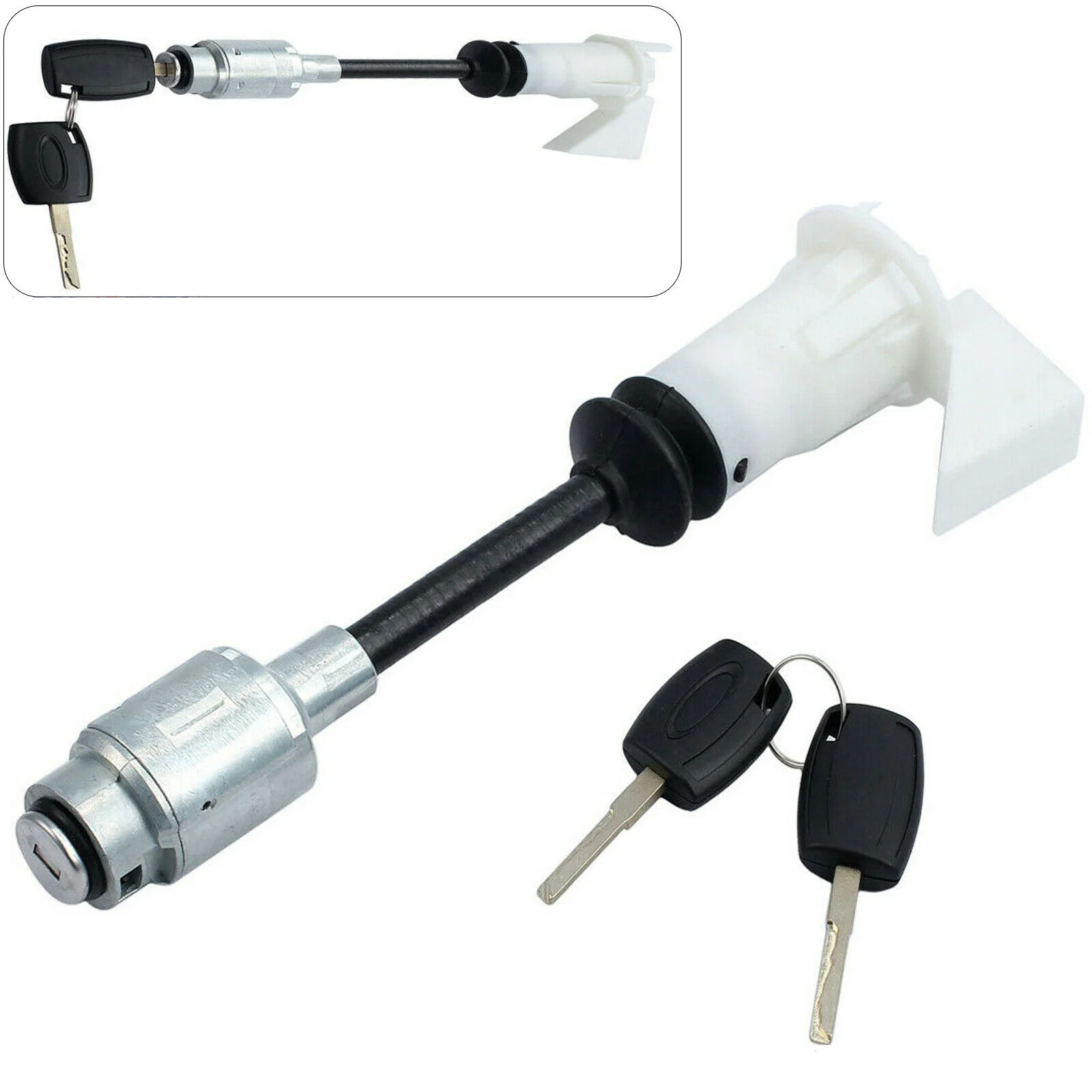 Ремонт переднего замка капота + 2 ключа короткий тип для Ford Focus MK2 2004 2012 4556337 2003 2007