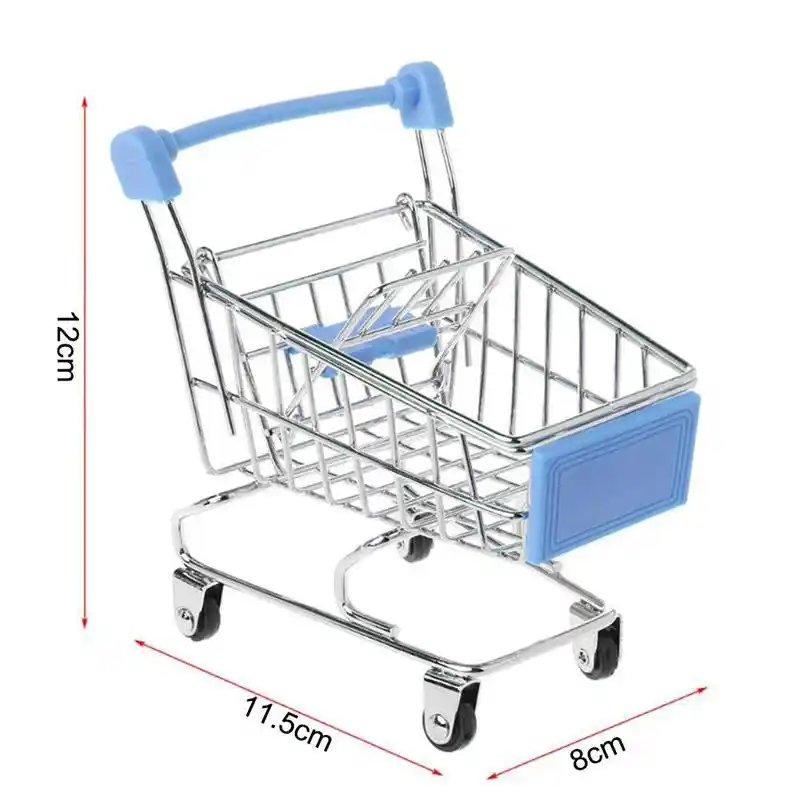 Pretend Play Metalen Mini Winkelwagen Supermarkt Handcart Opslag Trolley Speelgoed Kantoor Decor Prachtig Geschenk Voor Kinderen Boodschappen Speelgoed Aliexpress