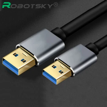 

Super Speed USB 3.0 Cable Type A male to USB A male USB3.0 Extension Cable for Radiator Hard Disk Webcom camera USB Extender