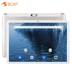 New Tablet Pc 10.1 Inch Android 9.0 Tablets Octa Core Google Play 3G 4G LTE Phone Call GPS WiFi Bluetooth Tempered Glass 10 Inch