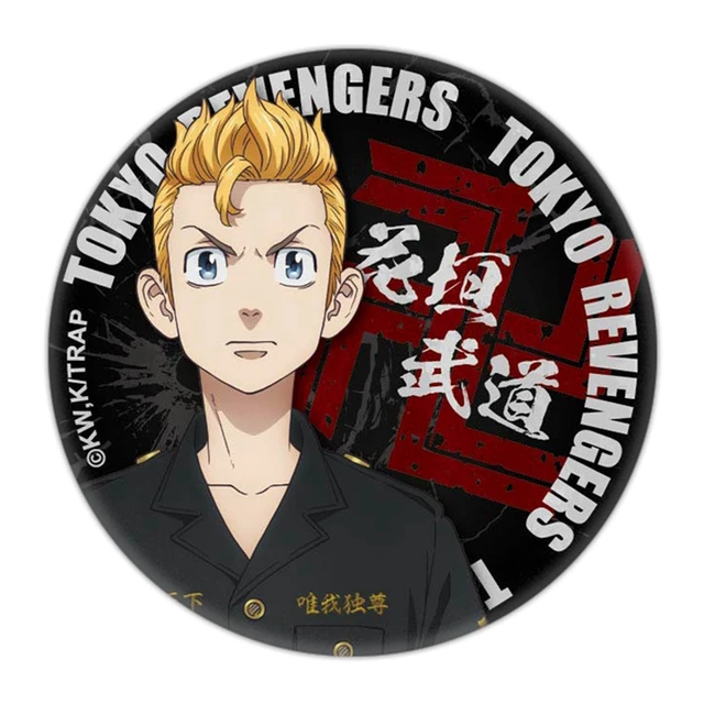 Tokyo Revengers Cosplay Anime Badges Manjiro Ken Takemichi Hinata Atsushi Chibi Pins Cute Brooches Fans Collection Props 7
