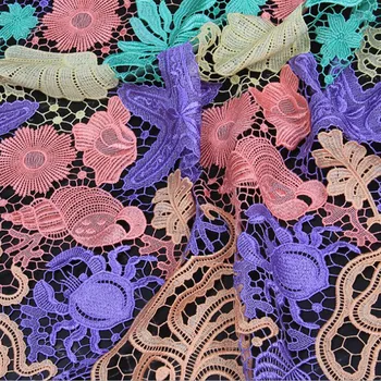 

2019 KPOP undersea world water soluble lace fabric for dress skirt african tissu bazin riche getzner telas por metro tissus tela