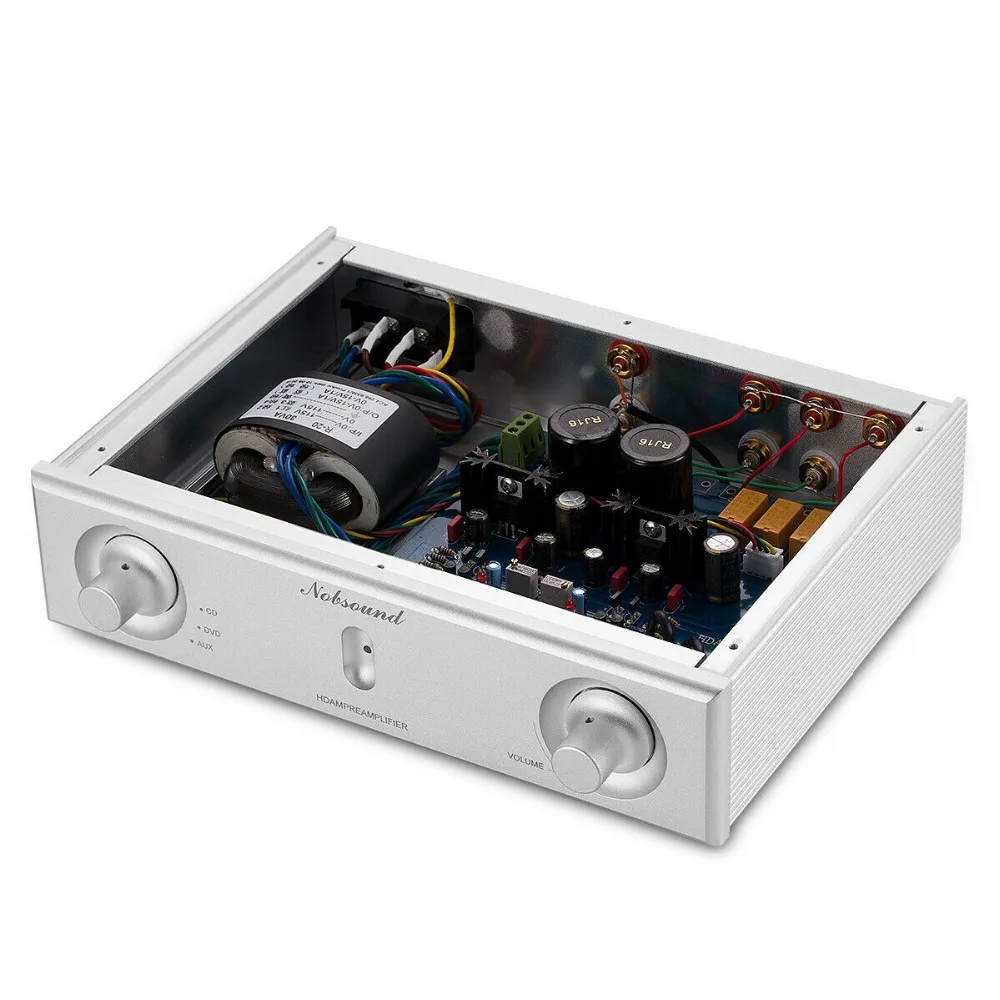Nobsound высокого класса Hi-Fi Стерео предусилитель 3-в-1 из MOSFET домашний аудио цифровой предусилитель в соответствии с указанным Marantz HDAM цепи