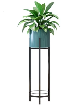 

Europe Indoor Balcony Decorate Storage Shelves Iron Art A Living Room Simplicity Flowerpot Botany Household