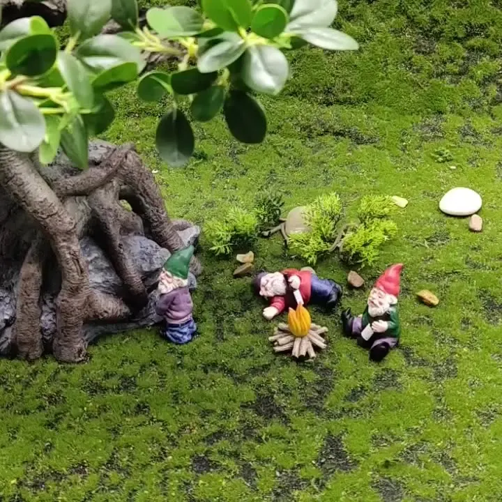 Cute Creative Naughty Gnome Dwarf Garden Decor Statue Old Man Fairy Ornament Easter Outdoor Props Crafts Tabletop Decoration 1PC ornament crafts miniature figurines miniature ornament