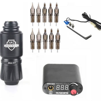 

2020 New Arrival Tattoo Machine Short Pen With Mini Tattoo Power Supply Free Cartridge Needle Foot Pedal Free Shipping