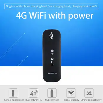 

Mobile 4G LTE High Speed Network Adapter Dongle Home Office Wireless Portable SIM Card USB Modem Stable Wifi Router