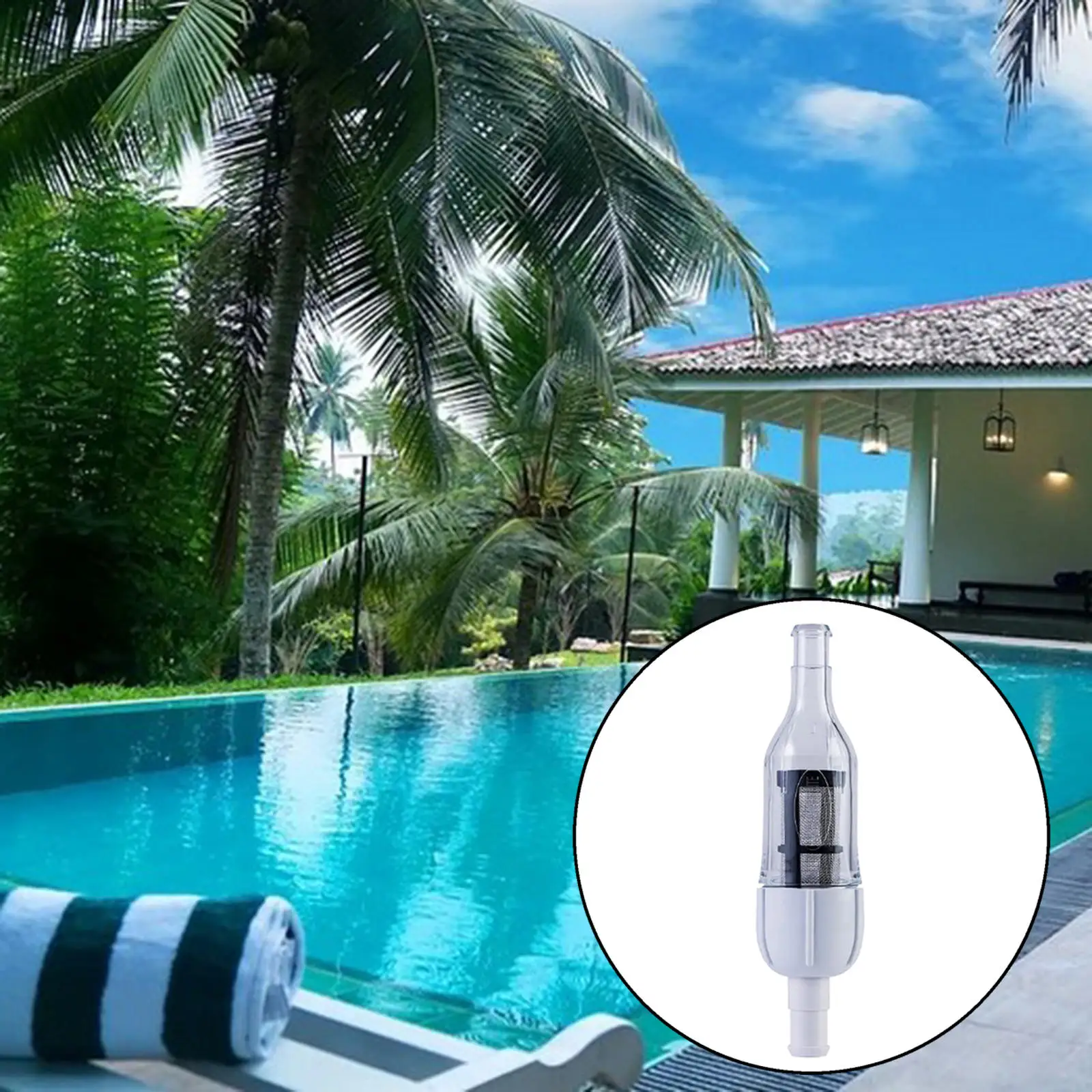 

Pool Filter Screen Kits Easy Clean 6-504-00 Removable 48-080 in-Line for Polaris Models 280, 380, 480 Pool Cleaner Parts