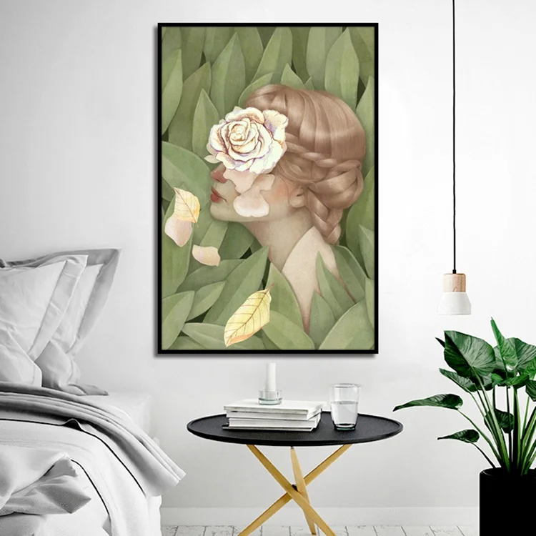 

App Nordic Fashion Poster Canvas Art Print Canvas Painting Picture Model Photo Retro Artist Wall Art Painting Modern Decoration