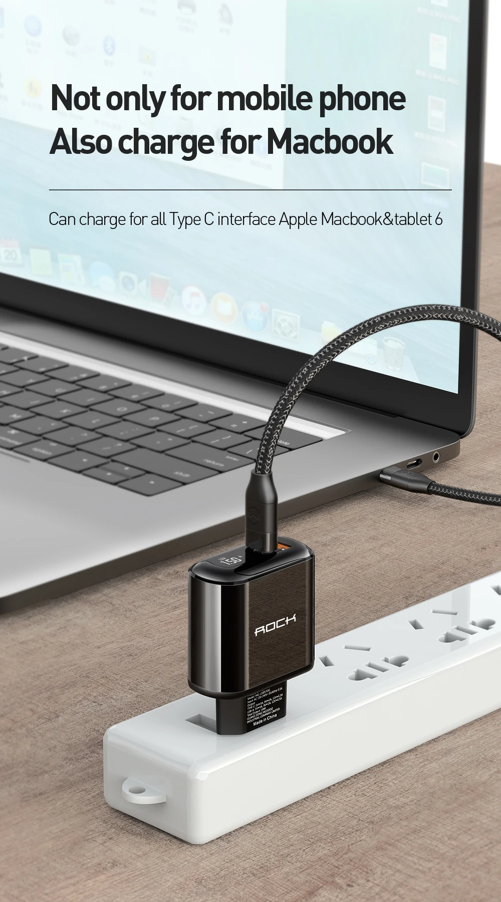 ROCK Quick Charge 4,0 3,0 usb type C PD зарядное устройство для iPhone 11 Pro Max samsung S10 Plus huawei QC3.0 Быстрая зарядка для мобильных телефонов