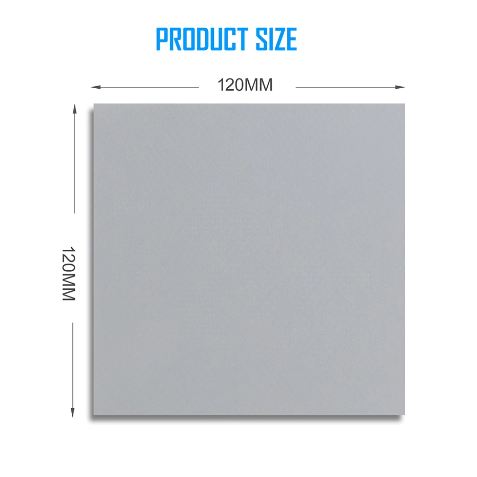 Zezzio-dissipação de Calor Silicone Pad para Cpu Gpu Ram Motherboard Alto Desempenho Multifuncional Pad Térmica 12.8 14.8 16.8w mk - Imagem 3