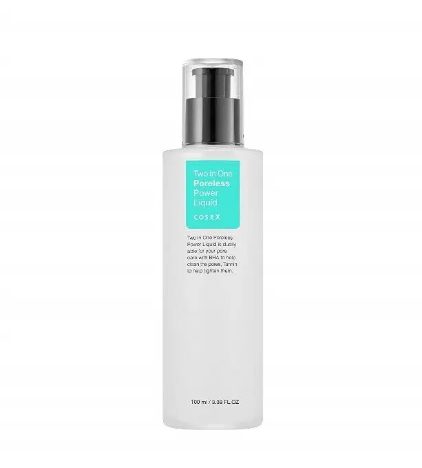 COSRX Two in One Poreless Power Liquid 100ml Pore Treatment Serum Shrink Pores Essence Relieve Oil Control Care Korean Cosmetics