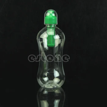 

Portable 550ML Water Hydration Filter Bottle Outdoor Hiking Gym Drinking F3ME