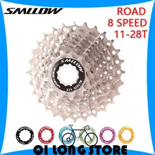 

SMLLOW 8 speed 11-28T Road Bicycle Cassette Freewheel 11T-13T-15T-17T-19T-21T-24T-28T Folding Bike Flywheel Riding accessories