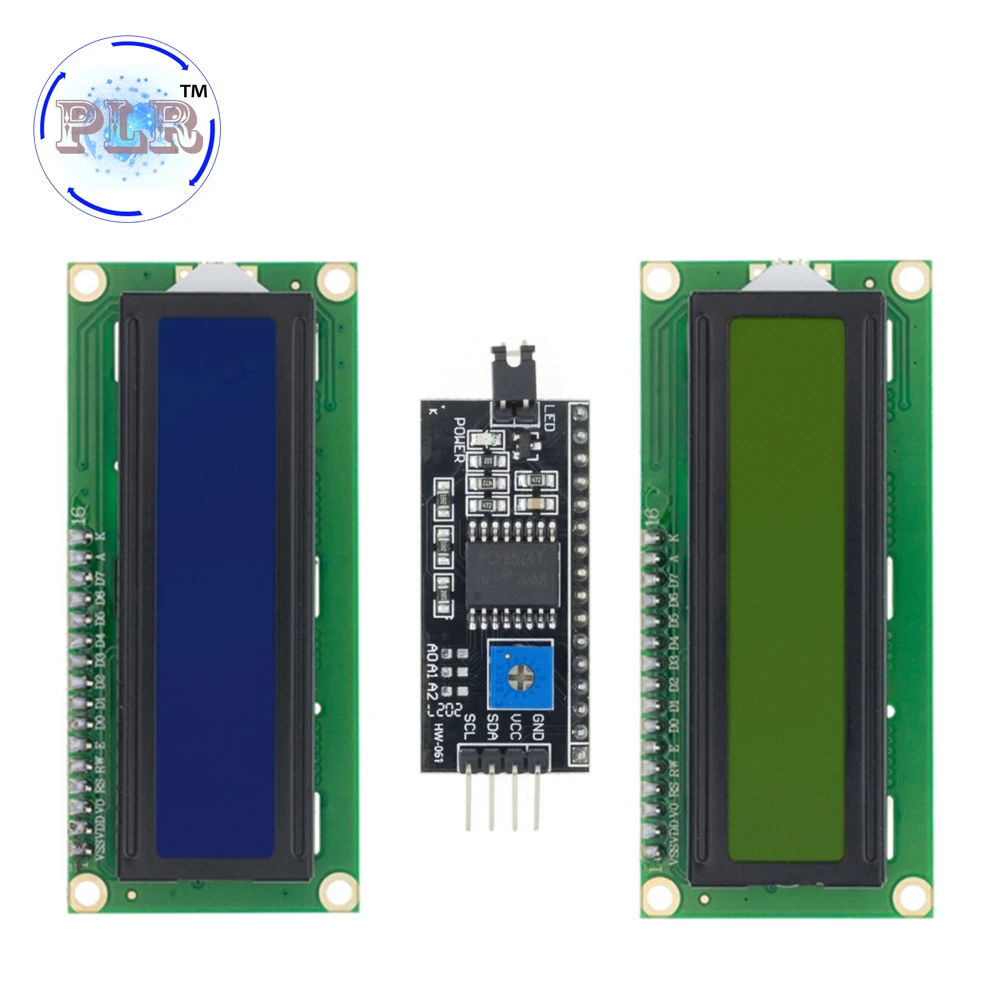 10 шт. 1602 Φ 16x2 дисплей PLR PCF8574T PCF8574 IIC I2C интерфейс 5 В для arduino | Электронные