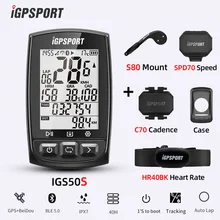 IGPSPORT iGS50S ANT + Computer da ciclismo Bluetooth5.0 IPX7 impermeabile Wireless Bike digitale bicicletta cronometro tachimetro cadenza