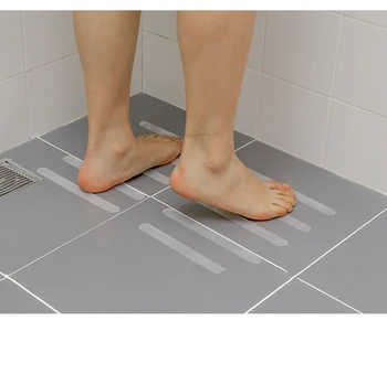 

20/18 /16 Pcs Flowers or snow in the bathroom anti-skid paste snow slide cloth PEVA round PU rubber non-slip tape