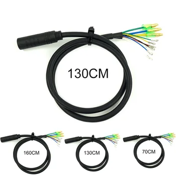 

1pcs 170cm/130cm/160cm E-bike 9Pin Motor Extension Cable Cord For Bafang Front Rear Wheel Hub Motors Good quality Accessory