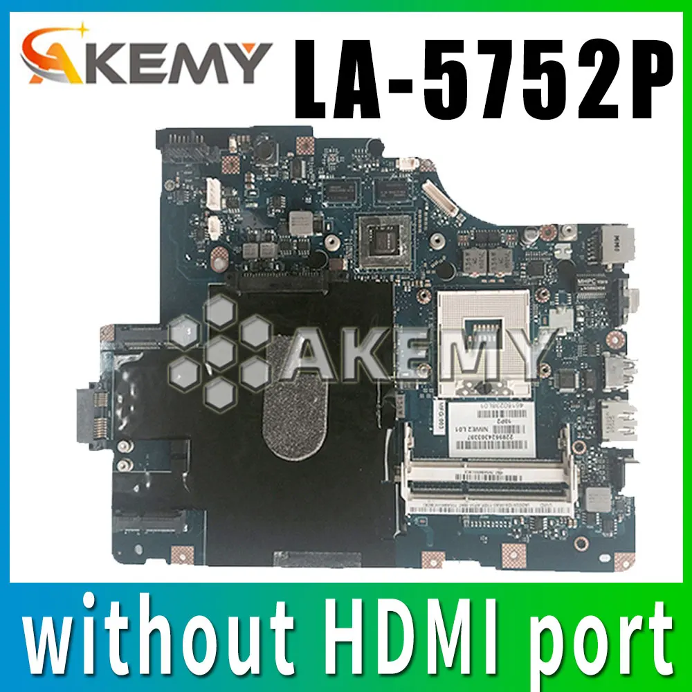 LA-5752P материнская плата для For Lenovo G560 Z560 ноутбука (без порта HDMI) Тестовая |