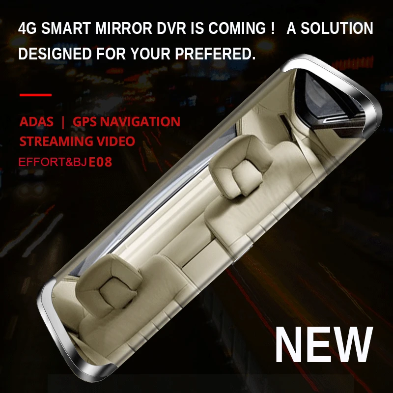 Зеркало-видеорегистратор BJ 10 дюймов 4G Wi-Fi GPS ADAS | Автомобили и мотоциклы