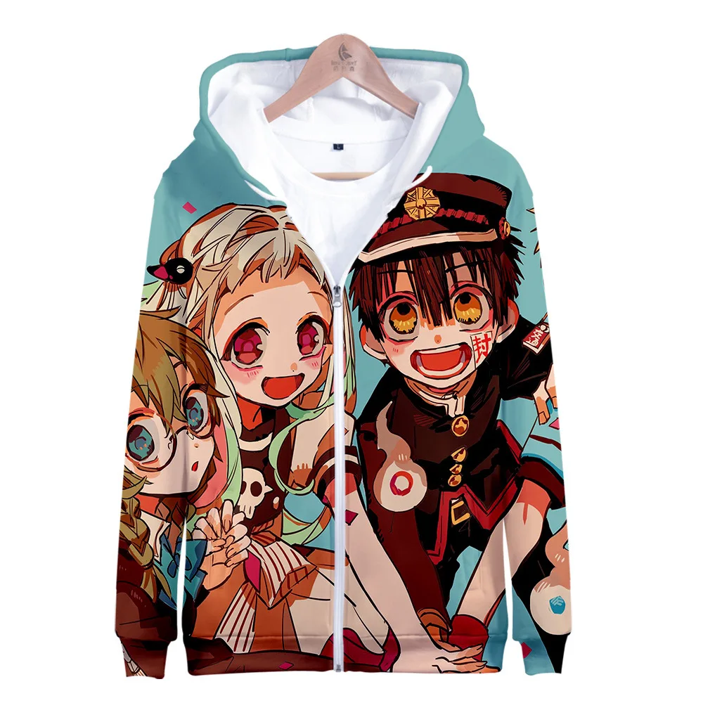 

Anime Toilet-bound Jibaku Shounen Hanako-kun Cosplay Costumes Hoodies Sweatshirts Nene Yashiro 3D Print Thin Hooded Tops