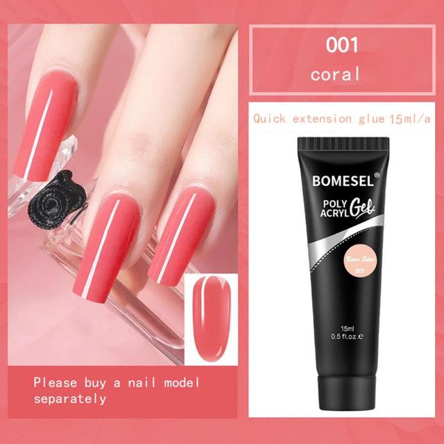Nail Gel Crystal Extension Gel Nail Polish All For Manicure UV Nail Gel Nail Art Quick Building Nail Polish TSLM2