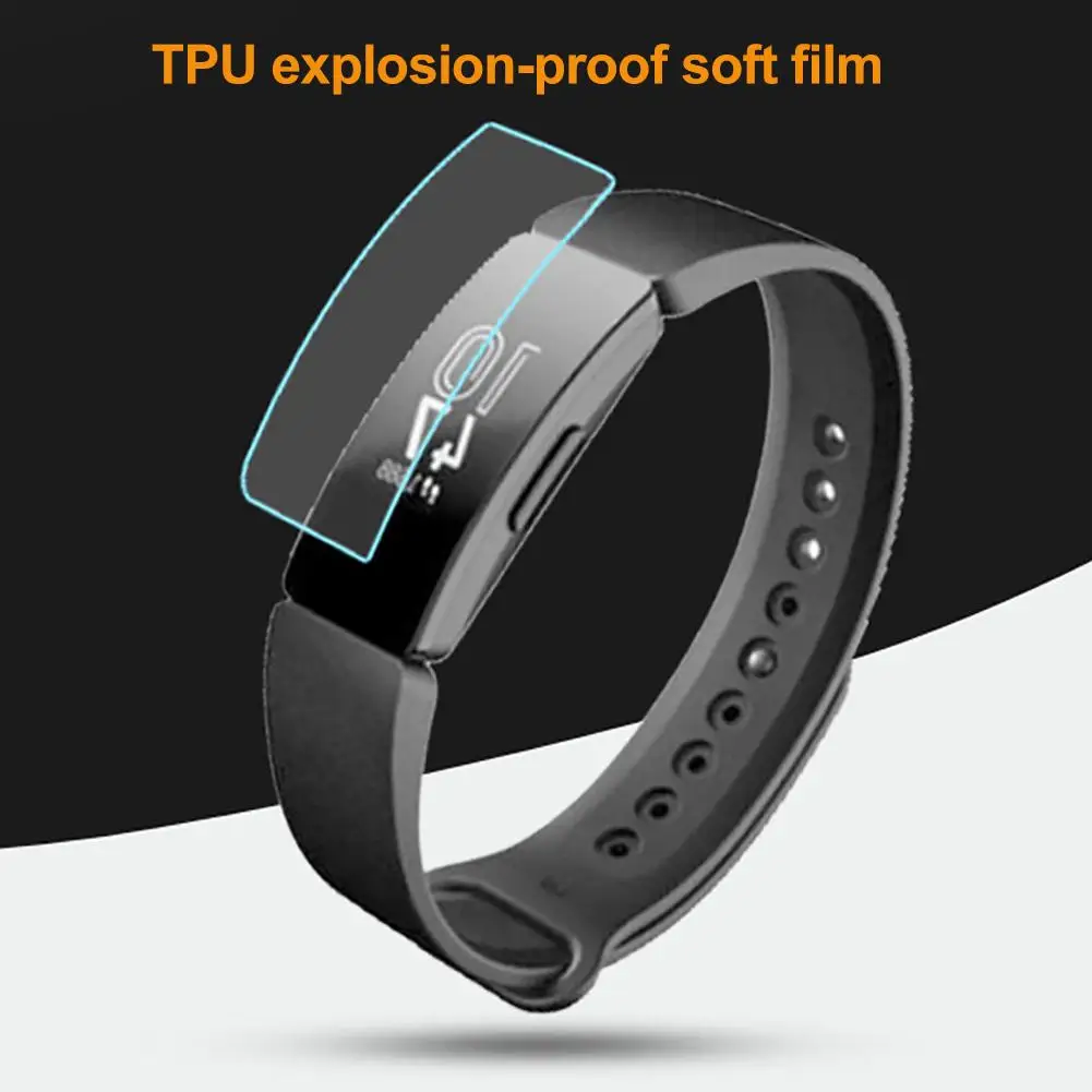 

New 1/2Pcs High Clear TPU Screen Protector Film for Fitbit Inspire HR/Fitbit Inspire