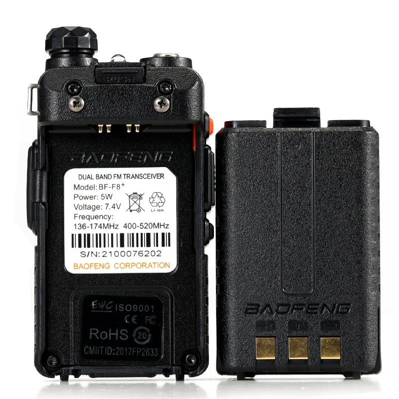Baofeng BF-F8+ рация двухдиапазонный УКВ радио 136-174/400-520 МГц двухстороннее радио HF приемопередатчик рации баофенг гарнитура для рации радиостанции