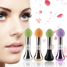 4 шт., привлекательная Косметическая кисть, губка для основы, Кисть для макияжа, пудра, пуховка, Прямая поставка