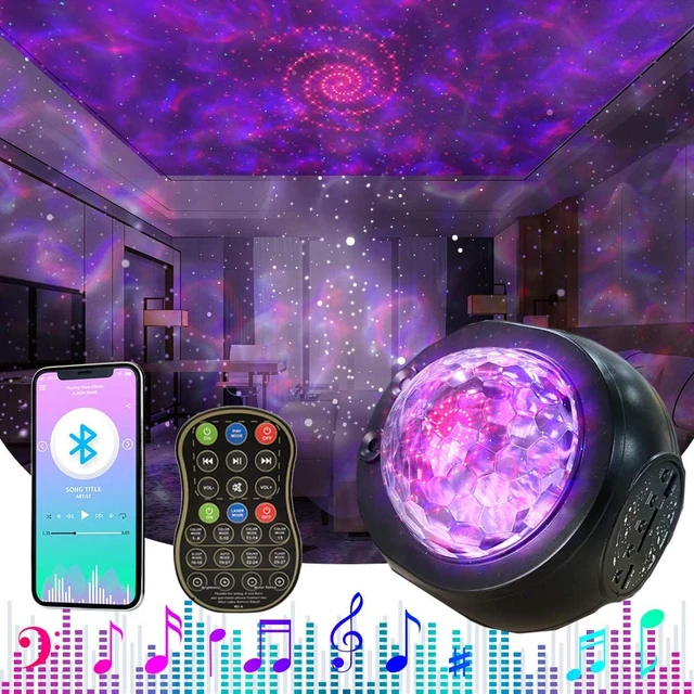 LED Stern Projektor Nachtlicht Galaxy Projektor mit Musik Lautsprecher  Ozean Projektion lampe für Kinder Schlafzimmer Decken Decor Geschenke -  AliExpress