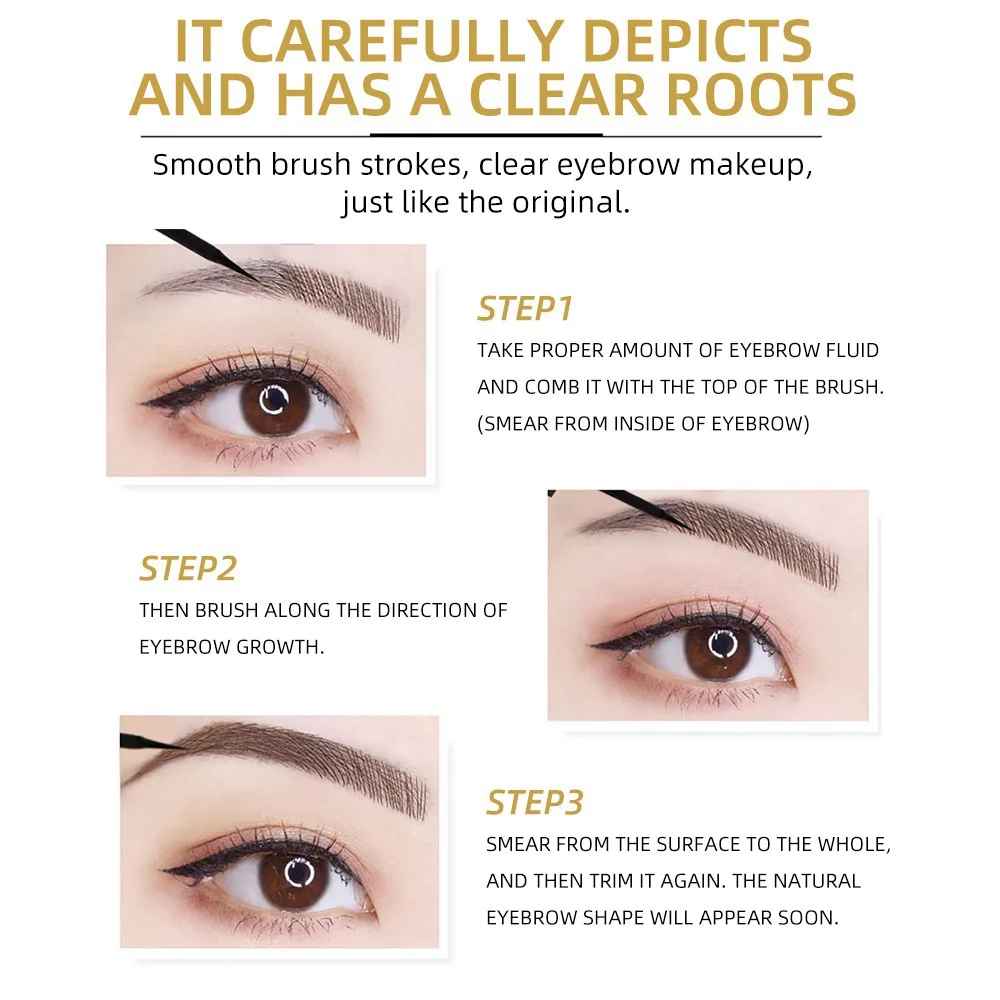 Waterproof Liquid Eyebrow Shadow Gel Long Lasting Tint Makeup Brush Set Brown Enhancer Eye Brow Dye Cream Make Up Cosmetic Waterproof Liquid Eyebrow Shadow Gel Long Lasting Tint Makeup Brush Set Brown Enhancer Eye Brow Dye Cream Make Up Cosmetic