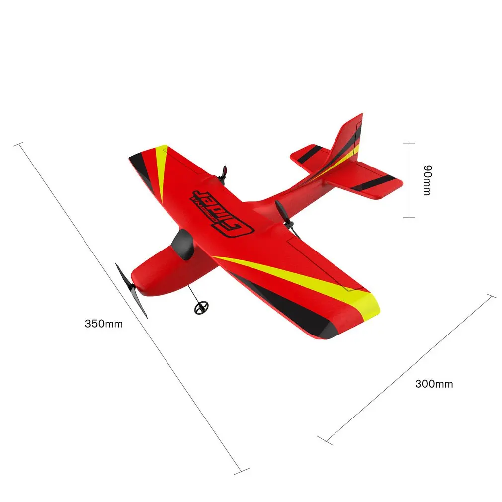 Z50 2.4G 2CH 350mm Micro Wingspan Remote Control RC Glider Airplane Plane Fixed Wing EPP Drone with Gyro RTF Toys for Children