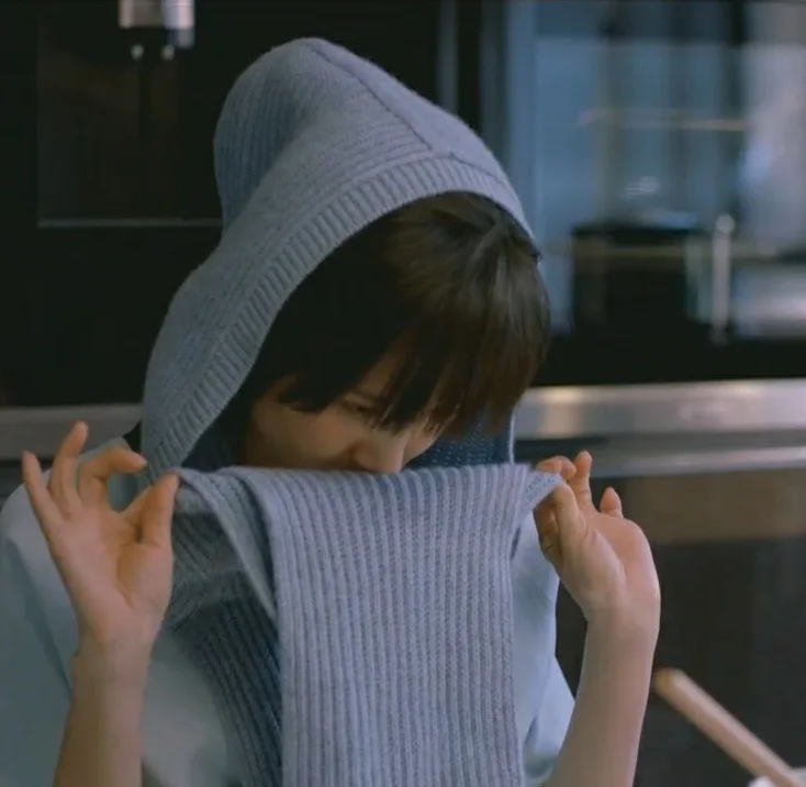 

2019 New Style Song Xiao Celebrity Style Hat Scarf Women's Air Conditioner Knitted Wool Cap One-piece Autumn And Winter tian inf