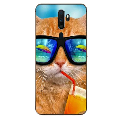 Чехол для OPPO A9 чехол силиконовый чехол с принтом Мягкий ТПУ чехол для телефона для OPPO A5 - Цвет: W14