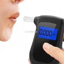 Портативный цифровой дыхательный алкогольный тестер Портативный Высокоточный Алкотестер с ЖК-дисплей Дисплей 448A