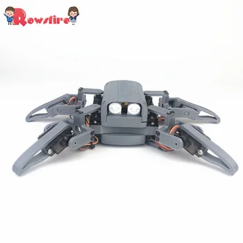 

High Recommend 1 Set DIY Programmable Four-Legged Spider Education WIFI Phone Can Control Robot Kit For Nodemcu