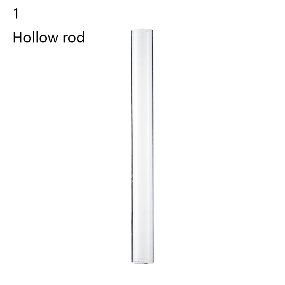 Hollow rod 2 типа прозрачный гончарный ролик для глины акриловый ролик для глины DIY полый глина акриловый цвет мягкая глина прокатки инструменты - Цвет: Hollow rod